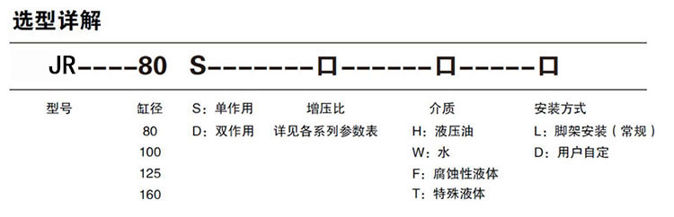 單驅（qū）動頭（tóu）單作用氣（qì）液增壓泵選型詳解